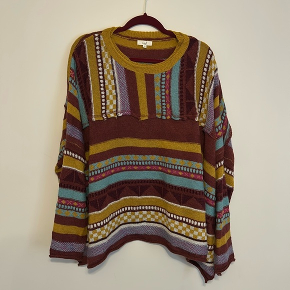 multi colored sweater - Picture 1 of 5